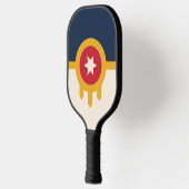 Raquette de Pickleball avec le drapeau de la ville (Gauche)
