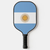 Raquette de Pickleball avec le drapeau de l'Argent (Recto)
