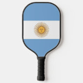 Raquette de Pickleball avec le drapeau de l'Argent (Verso)