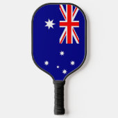 Raquette de Pickleball avec le drapeau de l'Austra (Recto)