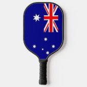 Raquette de Pickleball avec le drapeau de l'Austra (Verso)