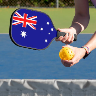Raquette de Pickleball avec le drapeau de l'Austra