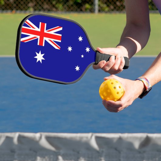 Raquette de Pickleball avec le drapeau de l'Austra (Insitu)