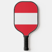 Raquette de Pickleball avec le drapeau de l'Autric (Recto)