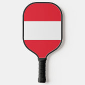 Raquette de Pickleball avec le drapeau de l'Autric (Verso)