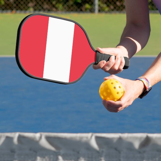 Raquette de Pickleball avec le drapeau de l'Autric (Insitu)