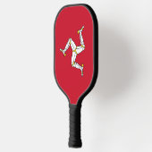 Raquette de Pickleball avec le drapeau de l'île de (Gauche)