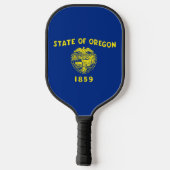 Raquette de Pickleball avec le drapeau de l'Oregon (Verso)