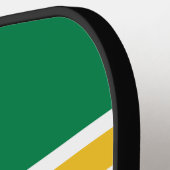 Raquette de Pickleball avec le drapeau de Portland (Détail gauche)