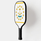 Raquette de Pickleball avec le drapeau de Rhode Is (Gauche)