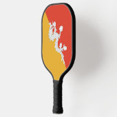 Raquette de Pickleball avec le drapeau du Bhoutan (Gauche)