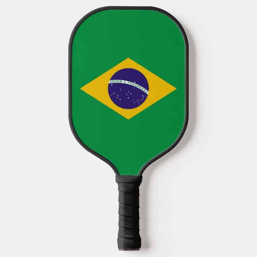 Raquette de Pickleball avec le drapeau du Brésil (Recto)