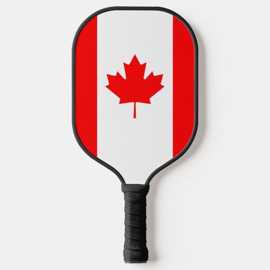 Raquette de Pickleball avec le drapeau du Canada (Recto)