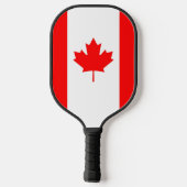 Raquette de Pickleball avec le drapeau du Canada (Verso)