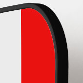 Raquette de Pickleball avec le drapeau du Canada (Détail gauche)