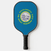 Raquette de Pickleball avec le drapeau du Dakota d (Recto)