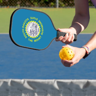 Raquette de Pickleball avec le drapeau du Dakota d