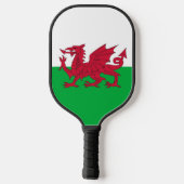 Raquette de Pickleball avec le drapeau du Pays de (Verso)