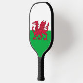Raquette de Pickleball avec le drapeau du Pays de (Gauche)