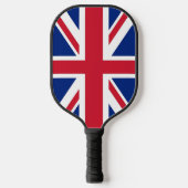 Raquette de Pickleball avec le drapeau du Royaume- (Recto)
