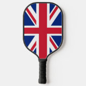 Raquette de Pickleball avec le drapeau du Royaume- (Verso)