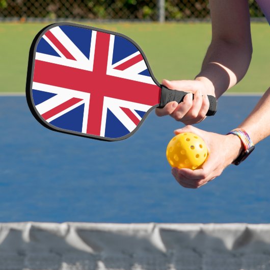 Raquette de Pickleball avec le drapeau du Royaume- (Insitu)