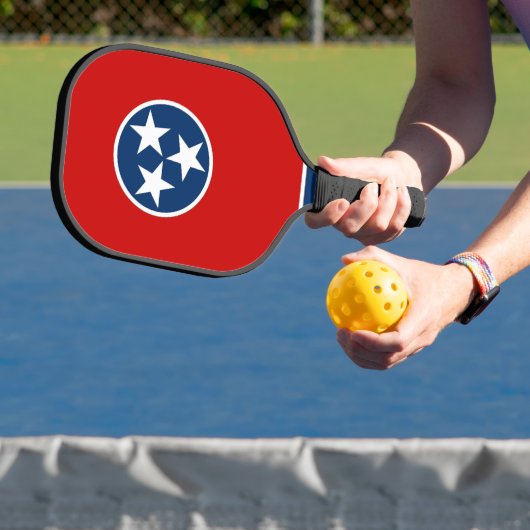 Raquette de Pickleball avec le drapeau du Tennesse (Insitu)