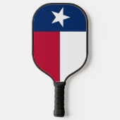 Raquette de Pickleball avec le drapeau du Texas US (Verso)