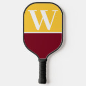 Raquette de pickleball avec monogramme universitai (Verso)