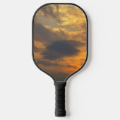 Raquette de pickleball avec thème de coucher de so (Recto)