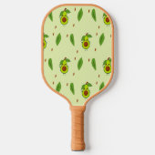 Raquette De Pickleball Avocat Cute kawaii vert (Recto)