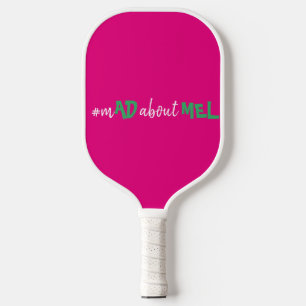 Raquette De Pickleball Bachelorette Hashtag Pickleball Paddle Rose Green