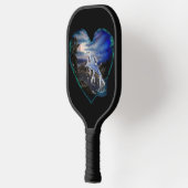 Raquette De Pickleball Baie à la nuit, Amour Dauphin (Gauche)