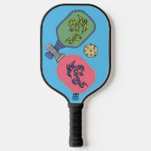 Raquette De Pickleball Baleine tueuse et pagaies de dragon (Recto)