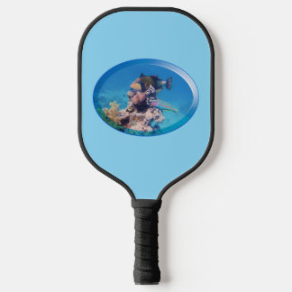 Raquette De Pickleball Baliste sur récif corallien - Conception photograp
