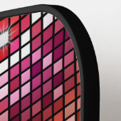 Raquette De Pickleball Balle Red Disco super Retro 70's (Détail gauche)