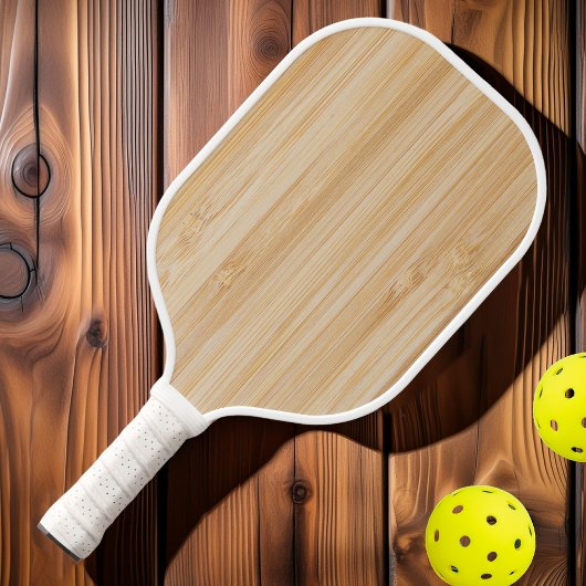 Raquette De Pickleball Bambou blanc