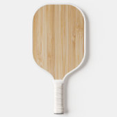 Raquette De Pickleball Bambou blanc (Recto)