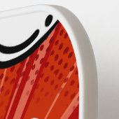 Raquette De Pickleball Bande dessinée Art Pop Ouch Drôle (Détail gauche)