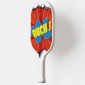 Raquette De Pickleball Bande dessinée Art Pop Ouch Drôle (Gauche)