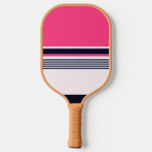 Raquette De Pickleball Bande rose pastel (Verso)