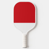 Raquette De Pickleball Bande rouge et blanche (Recto)