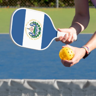 Raquette De Pickleball Bandera de El Salvador