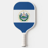 Raquette De Pickleball Bandera de El Salvador (Verso)
