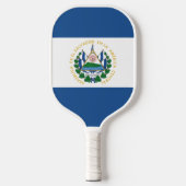 Raquette De Pickleball Bandera de El Salvador (Recto)
