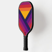 Raquette De Pickleball Bandes Abstraites classiques (Gauche)