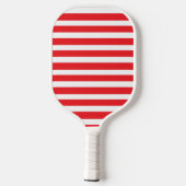Raquette De Pickleball Bandes blanches et rouges (Verso)