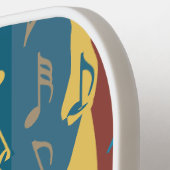 Raquette De Pickleball Bandes de notes de musique (Détail gauche)