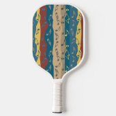 Raquette De Pickleball Bandes de notes de musique (Verso)