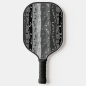 Raquette De Pickleball Bandes de notes de musique (Verso)